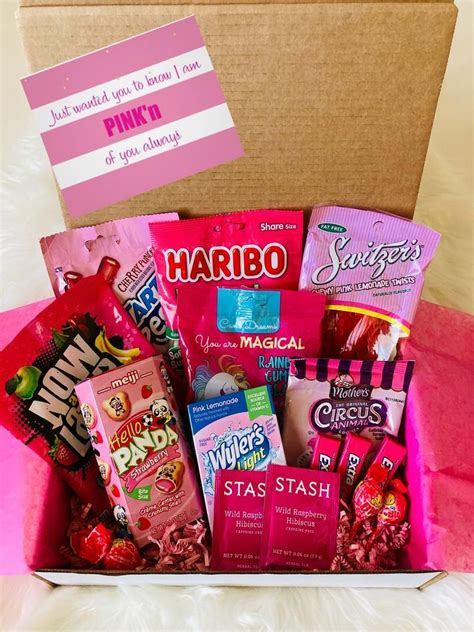Pink Care Package Something Out Of The Blue Thinking Of Etsy In 2020
