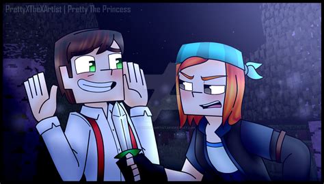 Minecraft Story Mode Jesse And Petra Cm By Prettyxthexartist On