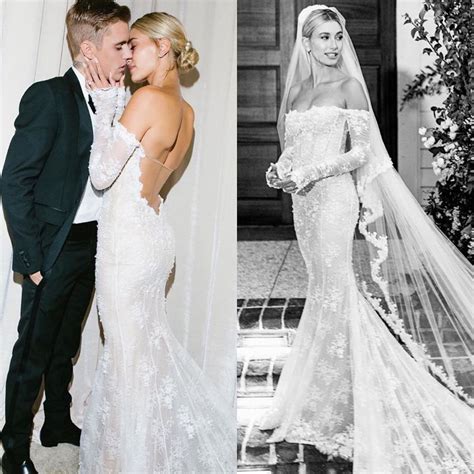 Hailey Biebers Memorable Wedding Dress A Look Back In 2023 The Fshn