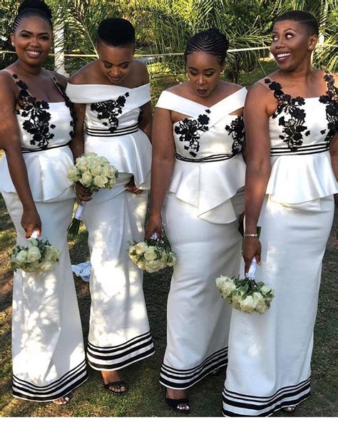 Xhosa Bridesmaid Dresses With Modern Fabrics African Bridesmaid