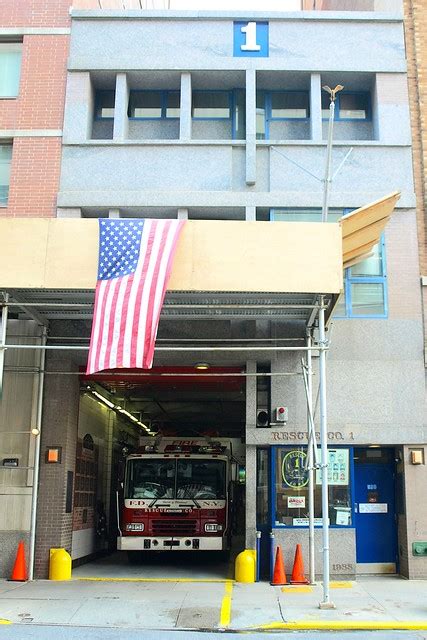 R001 Fdny Firehouse Rescue 1 Hells Kitchen New York City A Photo