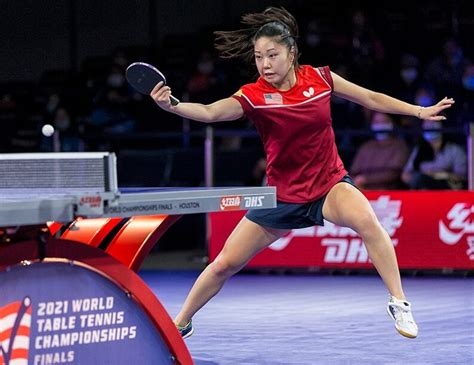 World Championships Focus Lily Zhang Butterfly Table Tennis