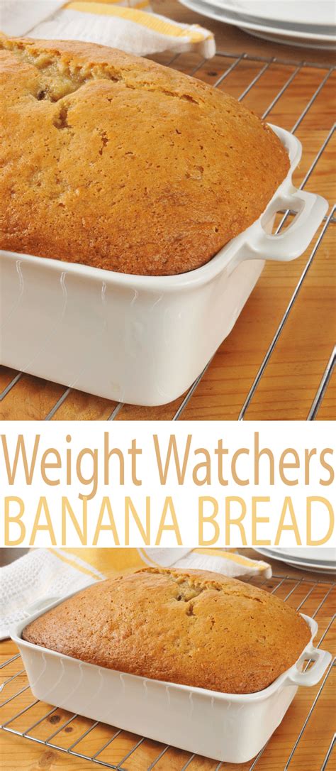 Add in a pinch of salt and your sweetener. Weight Watchers Banana Bread Recipe