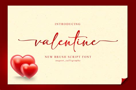 Download Valentine Calligraphy Script Font