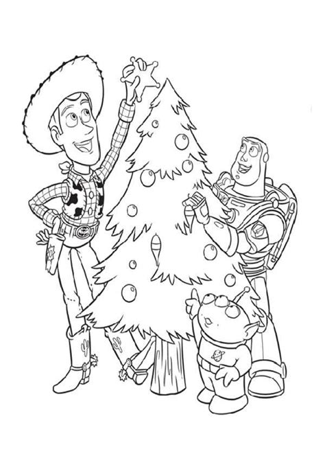 Dibujo Toy Story En Navidad