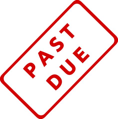 Past Due Stamp Clip Art At Vector Clip Art Online Royalty