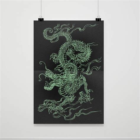 Chinese Dragon Poster Poster Art Design