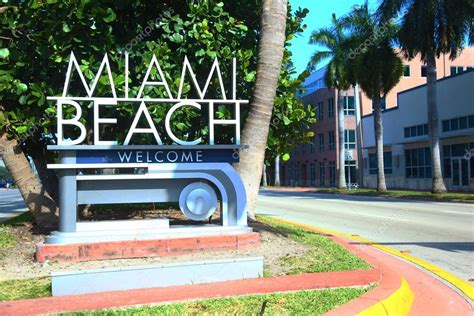 Welcome To Miami Sign Location Metal Welcome To Miami Beach Sign