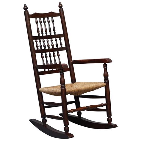 An Antique Hand Carved Skeleton Rocking Chair At 1stdibs