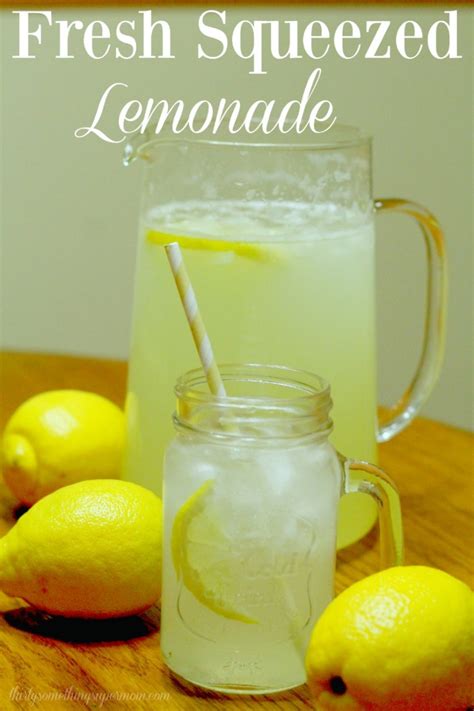 Easy Fresh Squeezed Lemonade Recipe Thirtysomethingsupermom