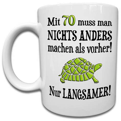 Geburtstagsgrüsse bilder karten home facebook. 70. Geburtstag Geschenk Tasse mit Spruch über Alter,