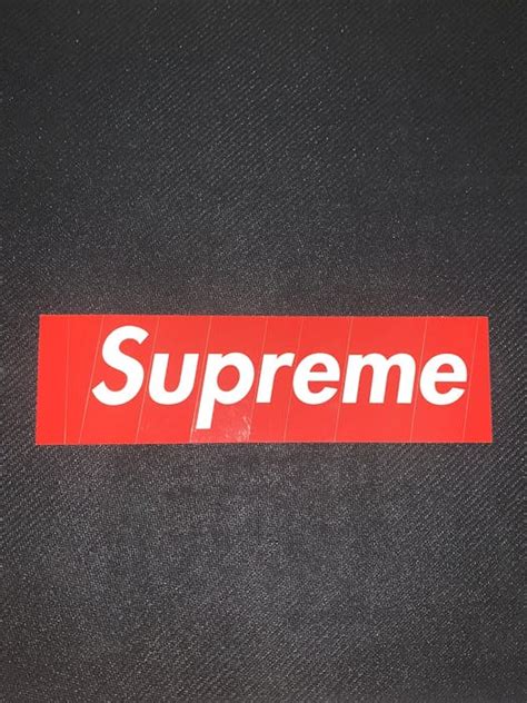 Supreme Supreme Cut Box Logo Sticker Ss23 Grailed
