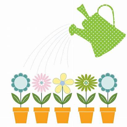 Watering Clipart Flowers Domain