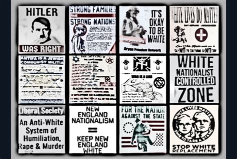 U S White Supremacist Propaganda Remained At Historic Levels In 2021