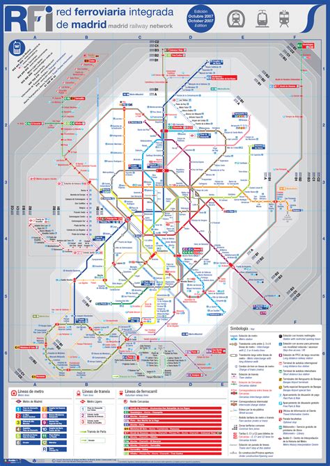 Spain Metro Map