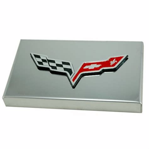 2005 2013 C6 Corvette Polished Stainless Steel Fuse Box Cover With