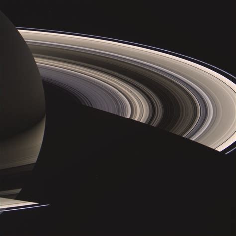Saturns Night Side Color The Planetary Society