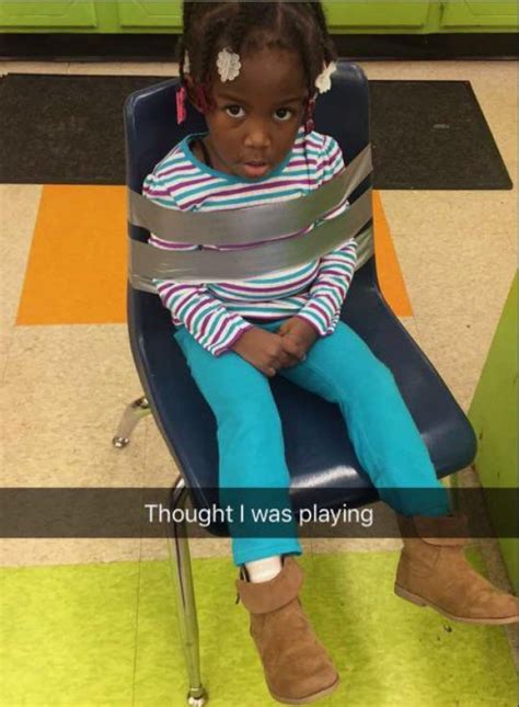 Girl 4 Tied To A Chair With Duct Tape By Nursery Staff Metro News