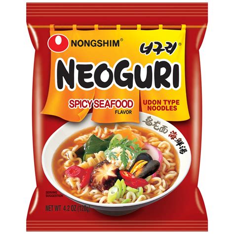 Nongshim Neoguri Spicy Seafood Ramen Noodle Soup