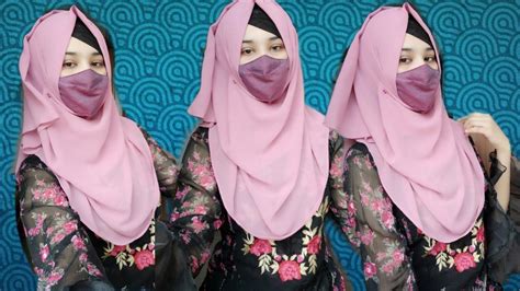 Easy Full Coverage Hijab Tutorial 🌸 Shaznintasnimmunia 💥 Youtube