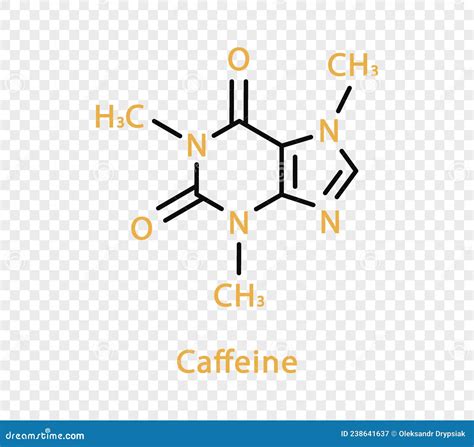 Caffeine Chemical Formula. Caffeine Structural Chemical Formula