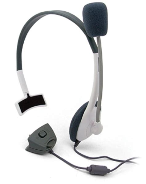 New White Headset Headphone Microphone For Xbox 360 Live Chat Uk Ebay