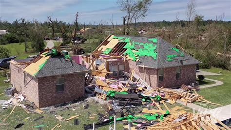 4 14 2020 Moss To Laurel Ms Ef4 Tornado Damage Destroyed Homes And