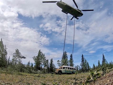 into the wild bus removed from alaskan wilderness the trek