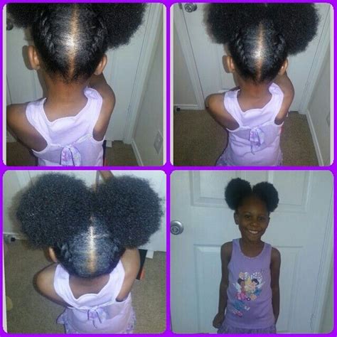 Flat Twist Afro Puffs Hello Hair Natural Hairstyles For Kids Kids