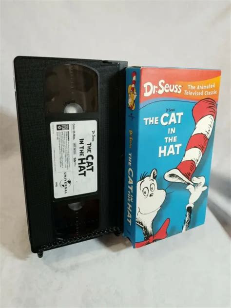 Dr Seuss The Cat In The Hat Vhs Animated Sing Along Classic