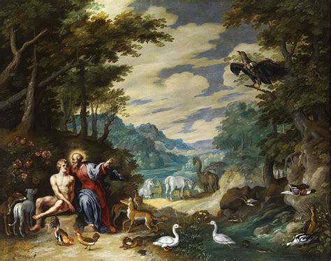 Jan Breughel Ii 16011678 Title Creation Of Adam In The Paradise