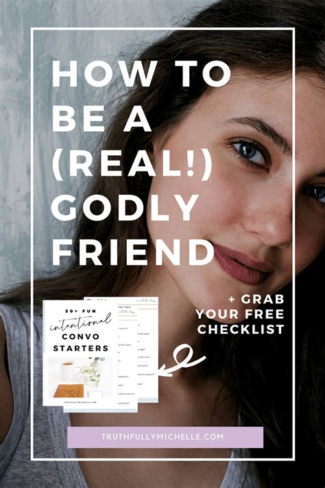 6 Characteristics Of A Godly Friend Truthfully Michelle