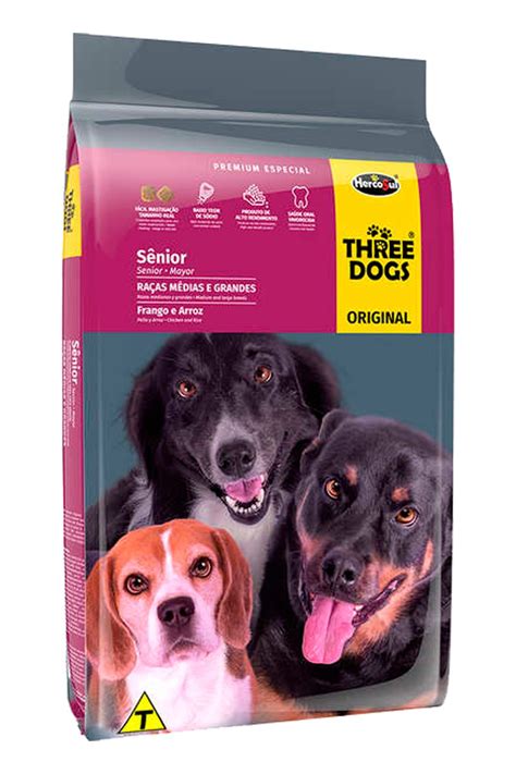 Ração Three Dogs Original Premium Especial Sabor Frango E Arroz Para
