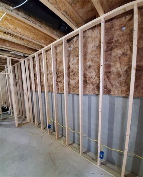 Framing Basement Walls Against Concrete A Step By Step Guide Validhouse