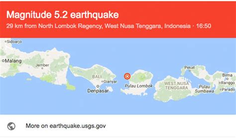 Bali Earthquake Live Updates Indonesia Hit By 52 Earthquake Right Now Lombok Tremors World