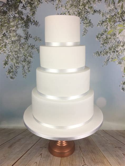 elegant minimal white wedding cake mel s amazing cakes