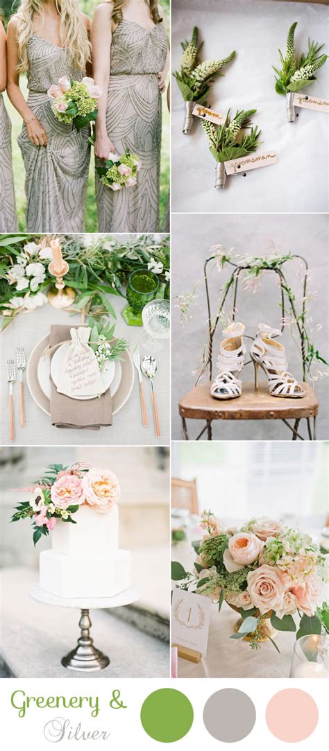 10 Greenery Wedding Colors Inspired By Pantone Color Of 2017