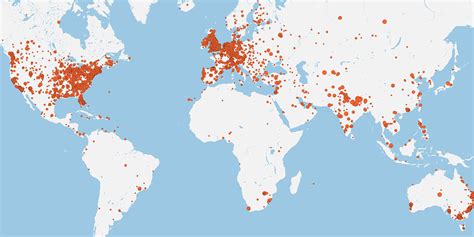 Map Of Nike Factories Around The World