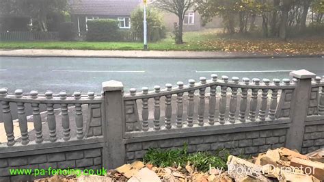 Taylored investments limited trading as www.buyfencingdirect.co.uk is a credit broker and is authorised and. P&A Fencing Decorative concrete fence panels UK - YouTube