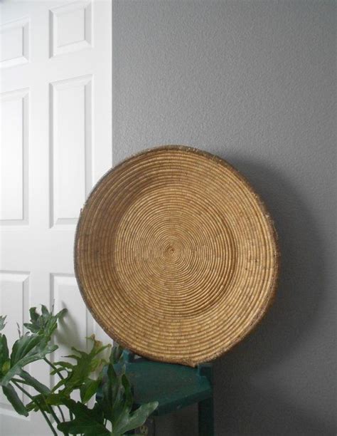 26 Large Vintage Decorative Woven Straw Wall Hanging