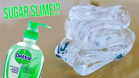 Hand Soap And Sugar Slime No Glue Clear Slime With Hand Soap 2