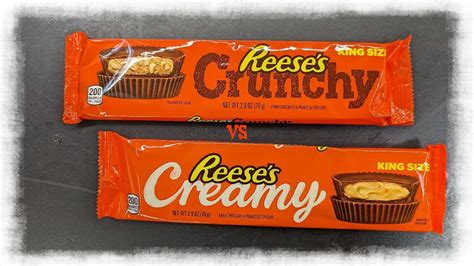 Crunchy Reese's Vs Creamy Reese's taste test - YouTube