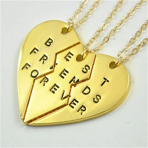 Buy Bff Necklace Zinc Alloy Three Sisters Necklace Set
