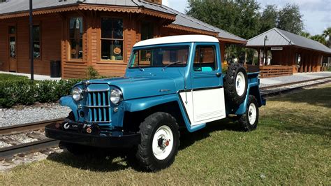 1963 Willys Pickup 230 6 4x4 With Dual Pto Winches Willys Jeep
