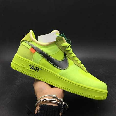 Off White Nike Air Force 1 Low Volt Airforce Military
