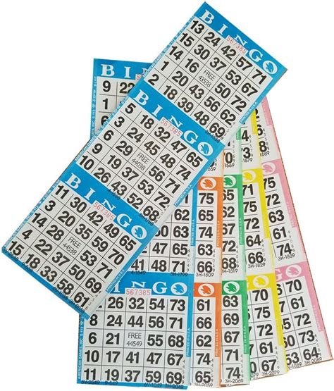 Bingo Paper Game Cards 3 Cards 5 Sheets 100 Books Of 5 Sheets