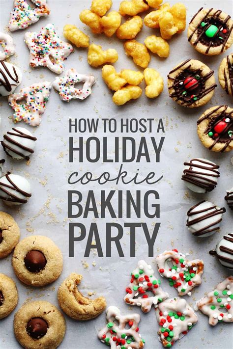 How To Host A Holiday Cookie Baking Party Recipe Pinch Of Yum