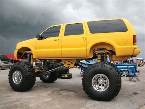 Epic Truck Lifted Ford Excursion Too Sick Off Road Wheels
