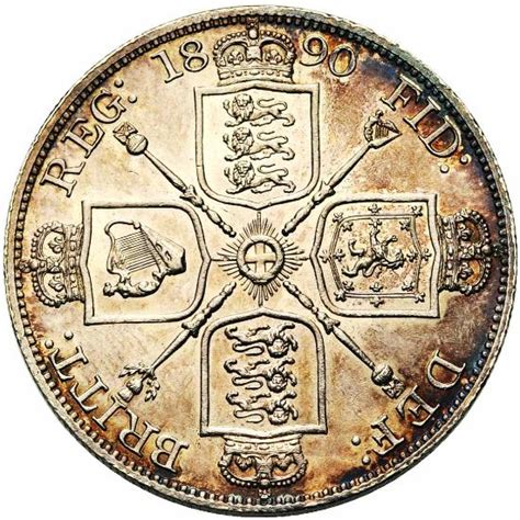 Double Florin 1890 Coin From United Kingdom Online Coin Club