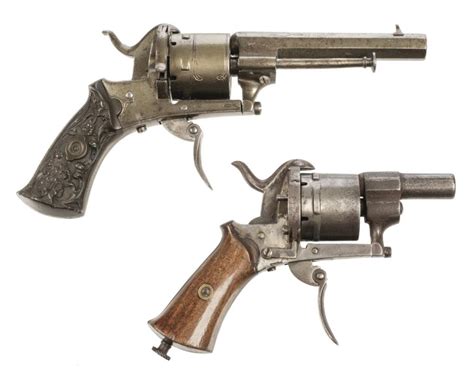 Sold Price Revolver A Late 19th Century Belgian 6 Shot Pinfire